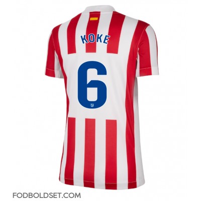 Atletico Madrid Koke #6 Hjemmebanetrøje Dame 2025-26 Kortærmet Atletico Madrid Koke #6 Hjemmebanetrøje Dame 2025-26 Kortærmet